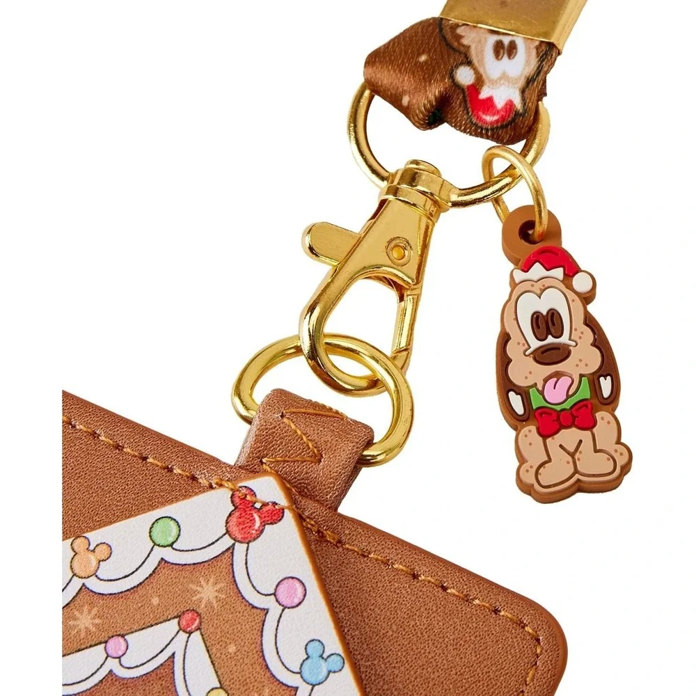 Loungefly Disney Mickey and Friends Gingerbread Lanyard